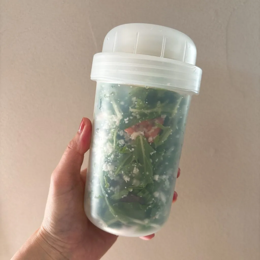 無印良品「トッピングカップ付き ランチカプセル」　うさこさん作のお弁当