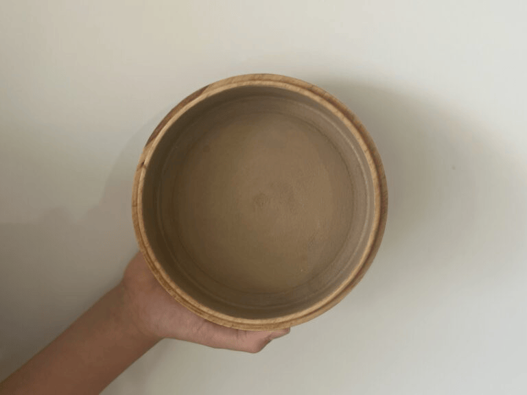 たま木工「お弁当箱 まる（しのぎ）」内側