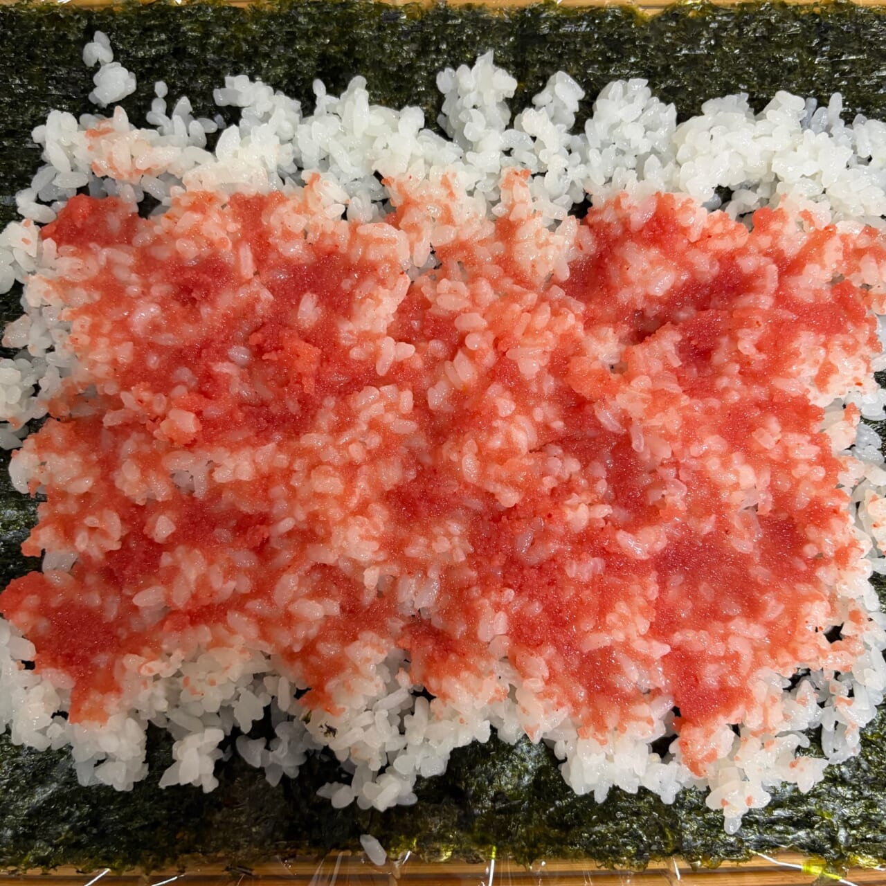 めんたいこ　のり巻き　簡単海苔巻き