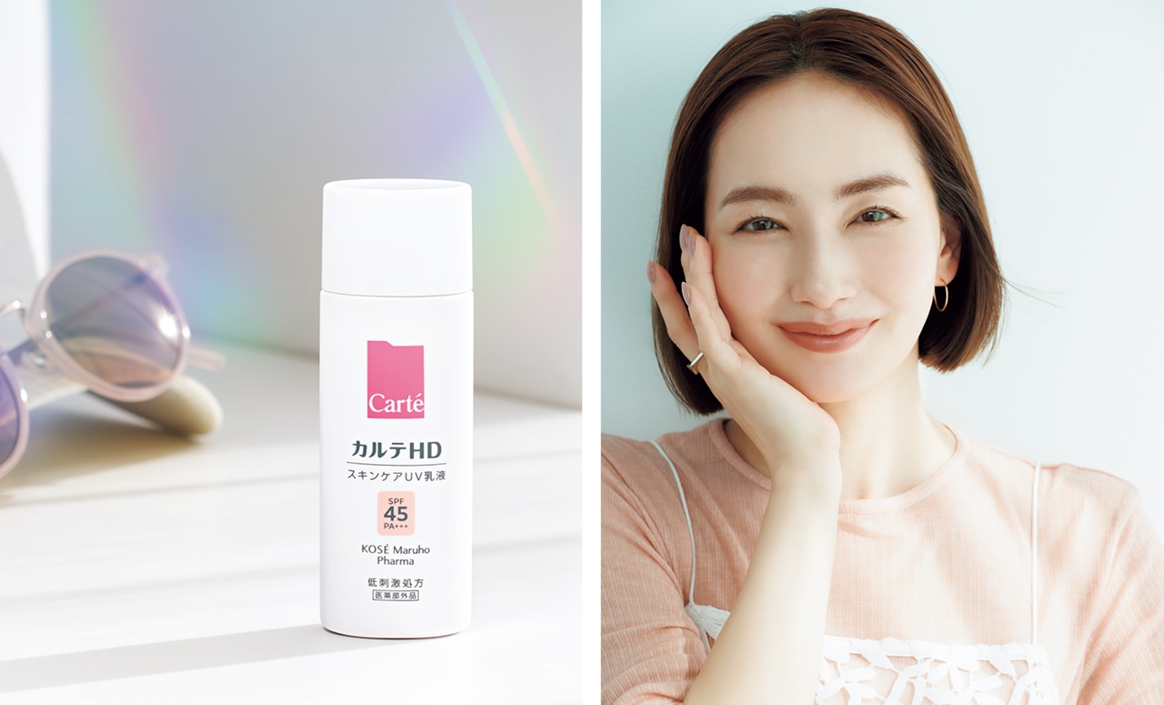 カルテHD トーンアップ UV乳液と辻元舞さん