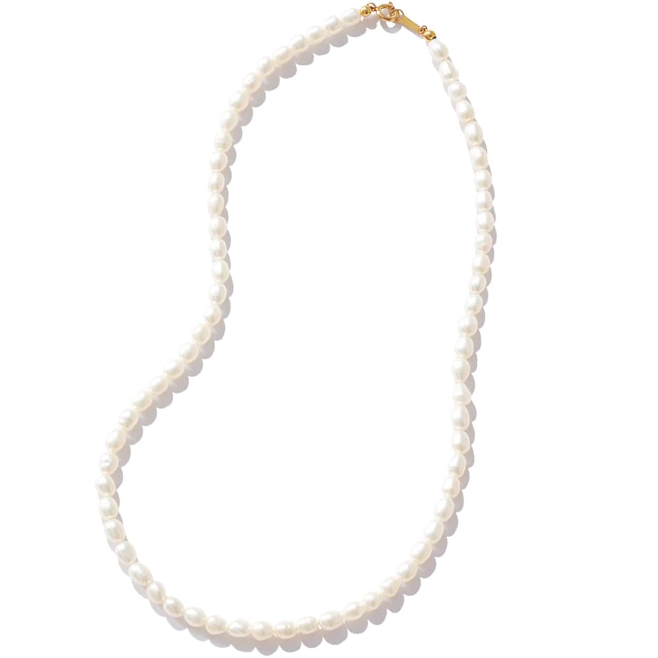 20th Anniv. LEE限定 MARIHA（マリハ）【LEEマルシェ20th別注】月の夢 ネックレス オーバルパール 40㎝