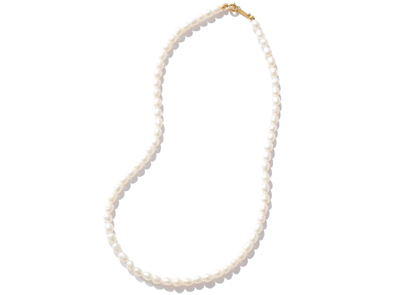 20th Anniv. LEE限定 MARIHA（マリハ）【LEEマルシェ20th別注】月の夢 ネックレス オーバルパール 40㎝