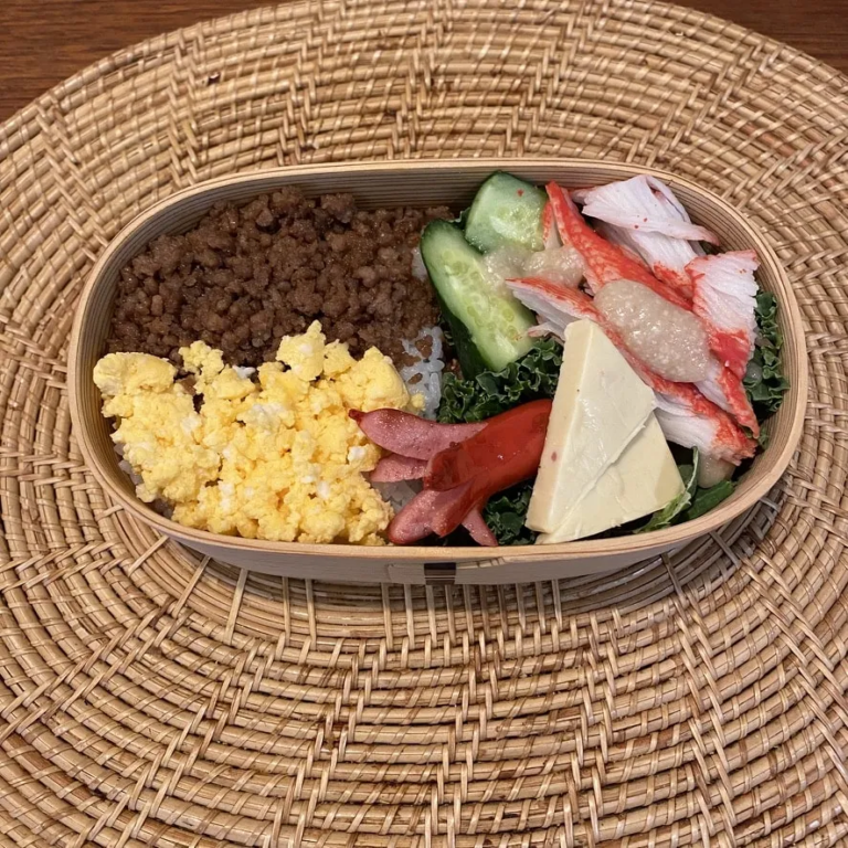 ちゅーこさん作の曲げわっぱ弁当２