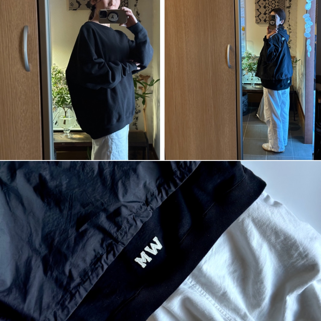 ともさかりえブランド　MY WEAKNESS スウェットコーデ