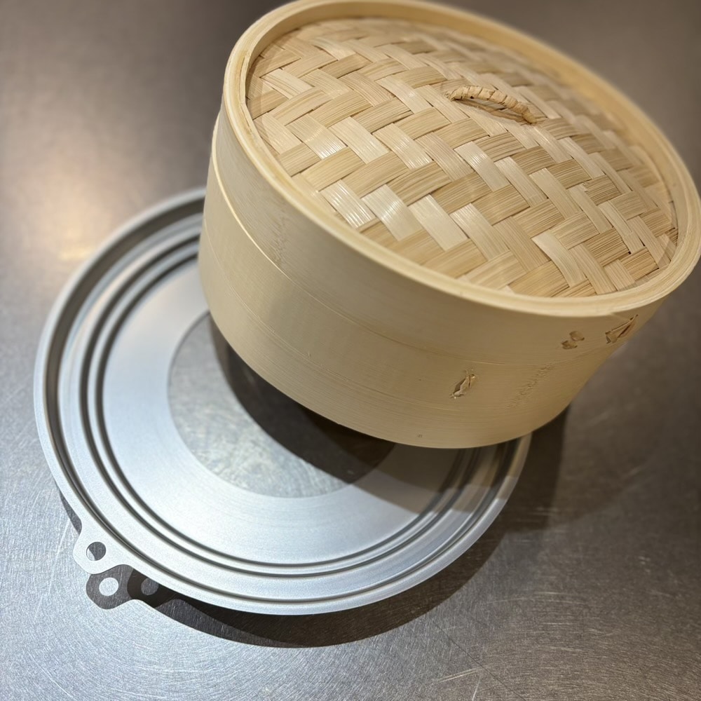 竹材 蒸篭(せいろ)/本体 深型 大 無印良品 アルミ 蒸篭(せいろ)用/受け台