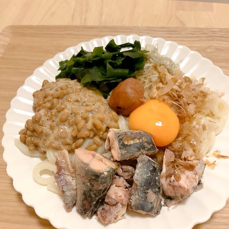 ひっぱりうどん 昼ごはん 完成