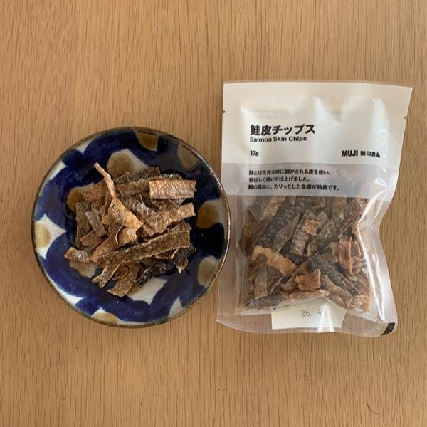 鮭皮チップス