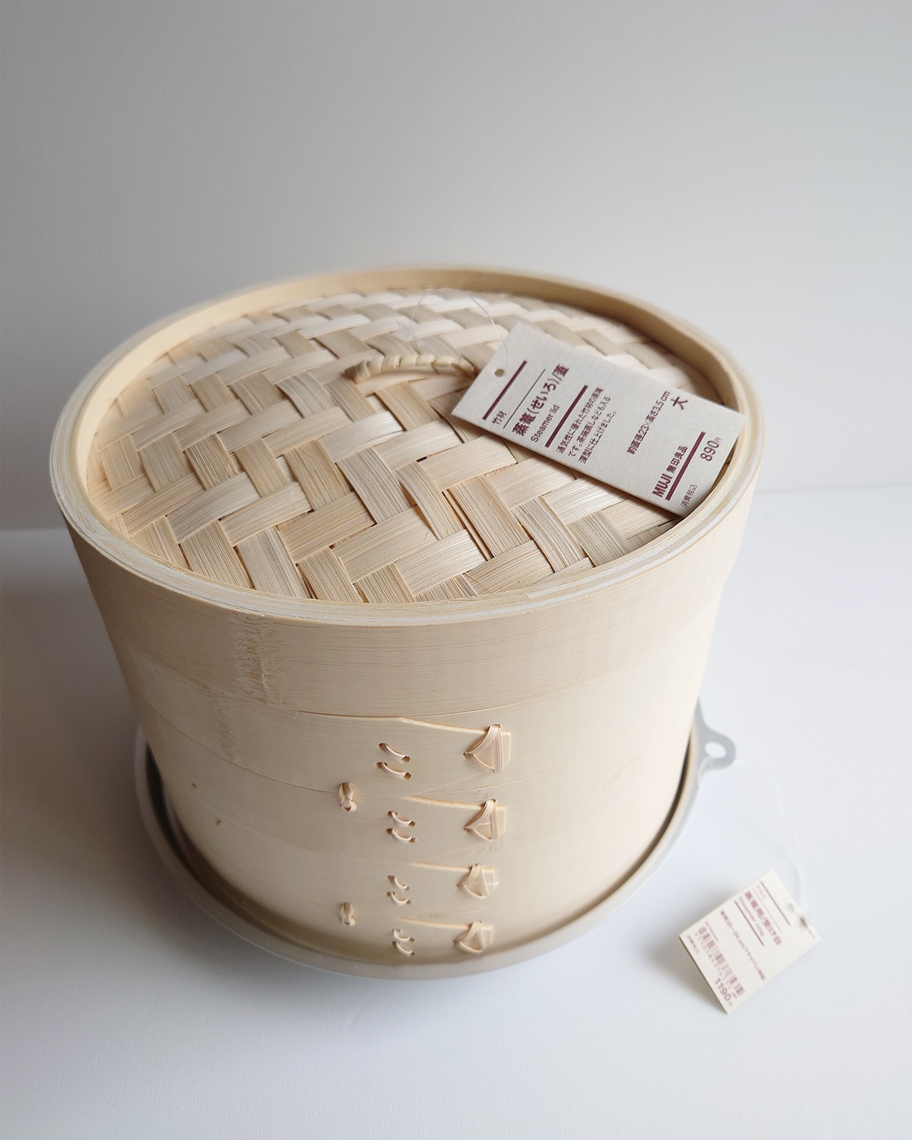 蒸篭(せいろ)一式をセットしたところ