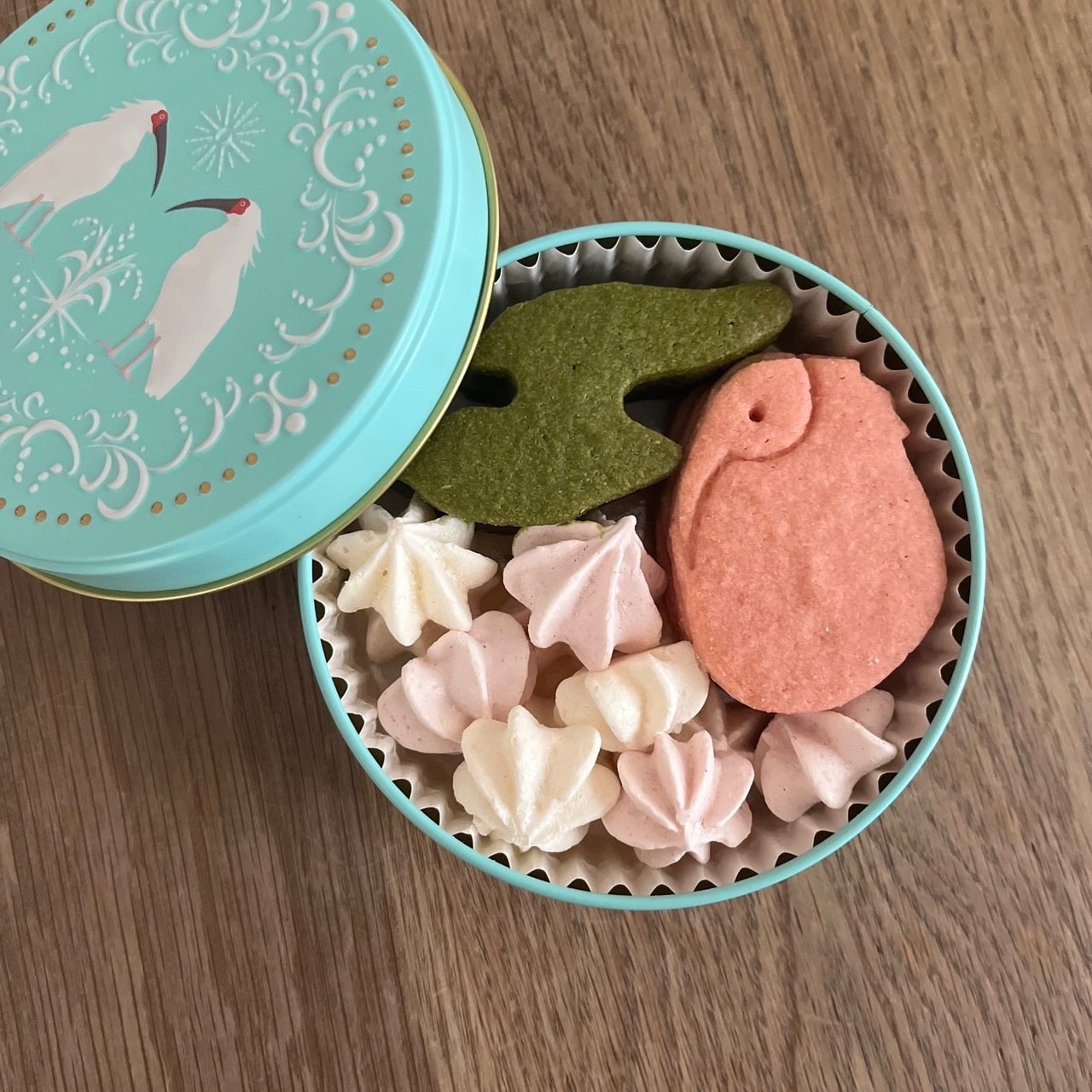 「佐渡朱鷺クッキー缶」