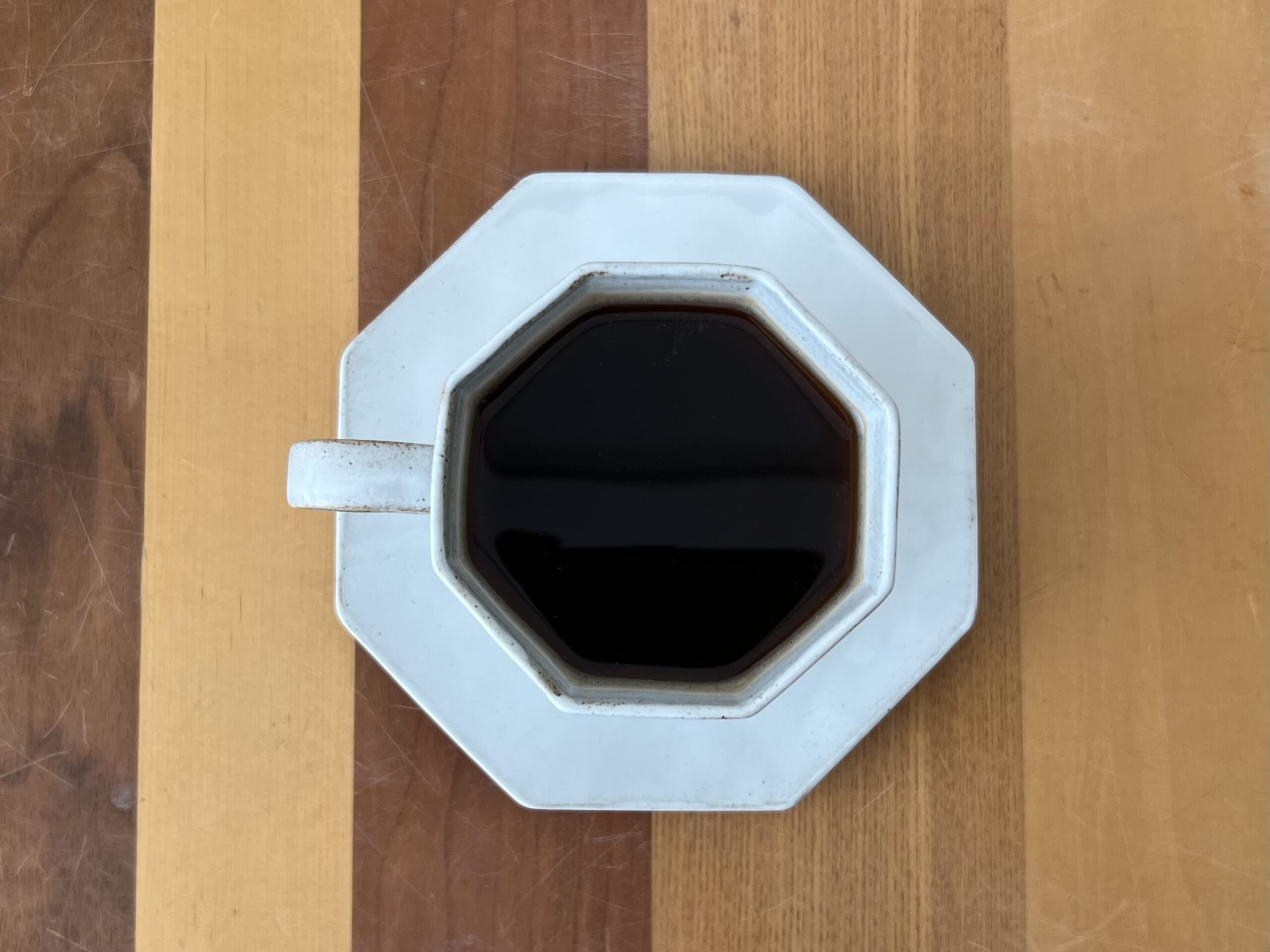 【無印良品】［ＩＤＥＥ］ａｃｔｕｅｌ　ｓａｂｌｅ　オクトゴナルプレート　１５ｃｍ／オクトゴナルマグカップで楽しむおうちカフェタイム TB icoco