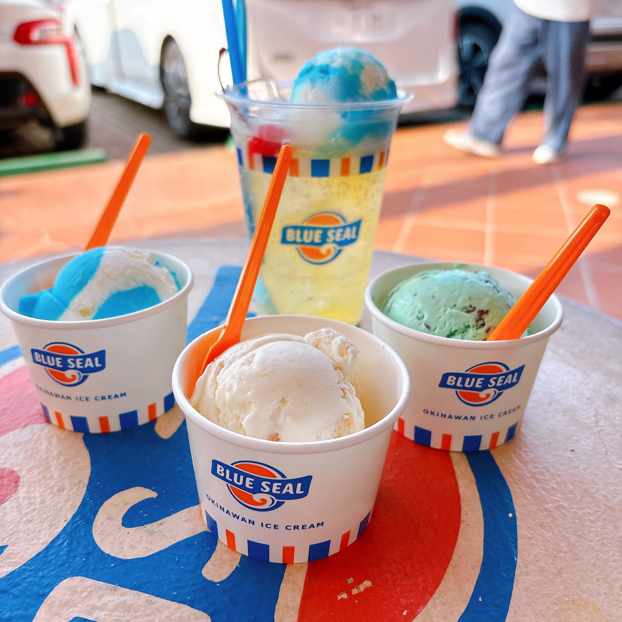 ブルーシールアイス