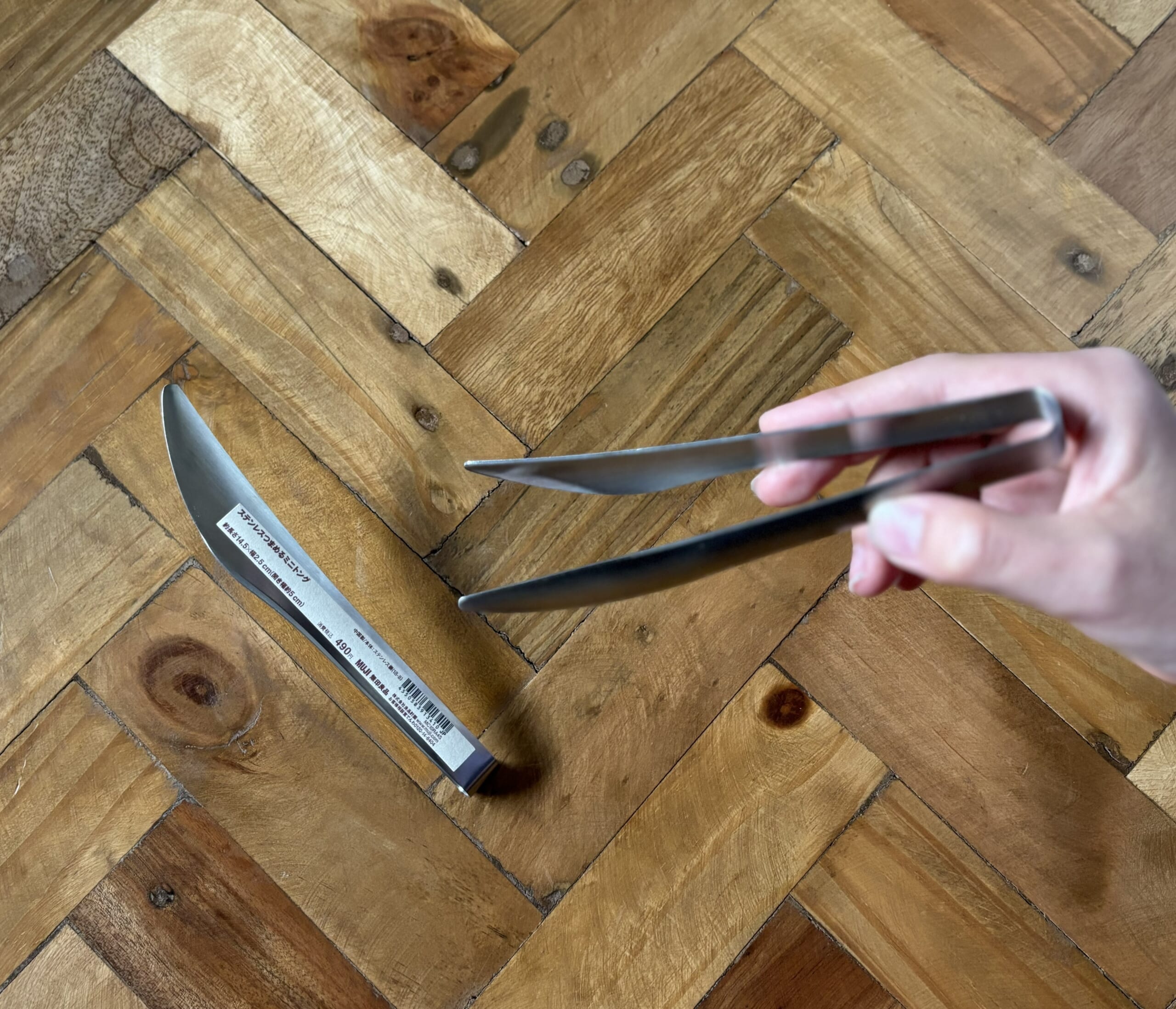 ステンレス つまめるミニトング