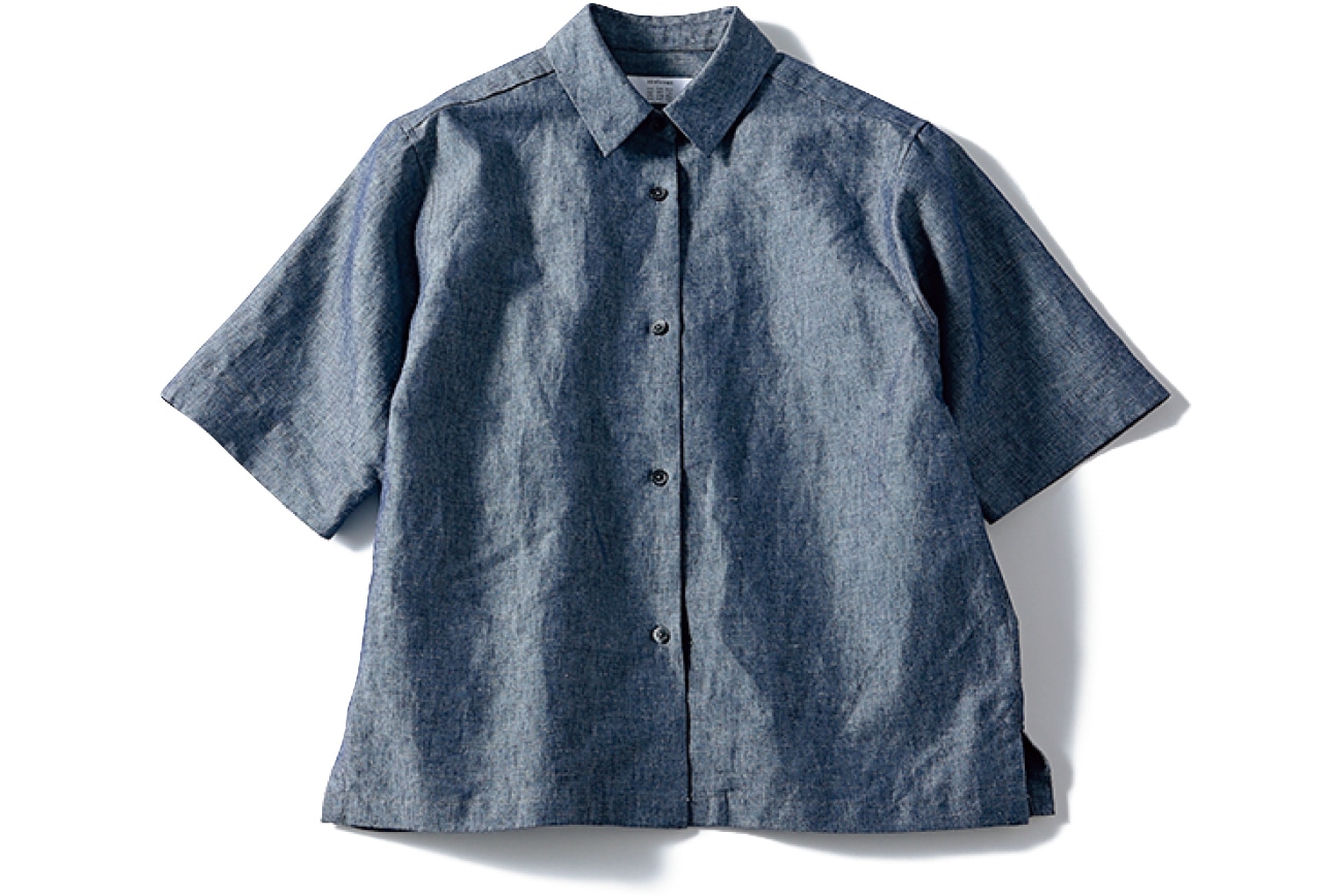 20th Anniv. LEE限定 12closet（トゥエルブクローゼット）【洗える】【石上美津江さんコラボ】シャンブレーシャツ