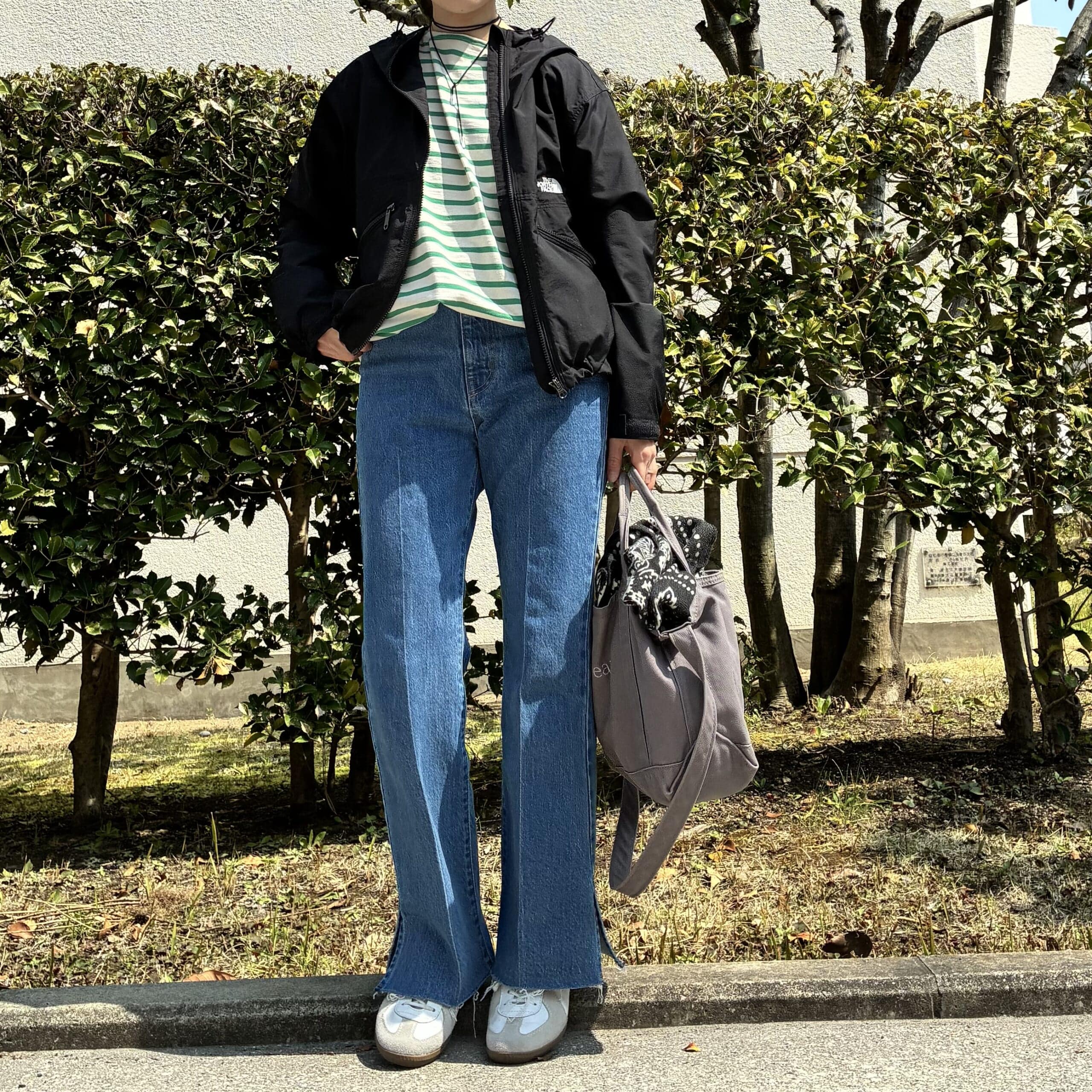 THE NORTH FACE ザ ノース フェイス 【洗える】【撥水】【防風】Short Compact Jacket LEE マルシェ 40代 コーデ