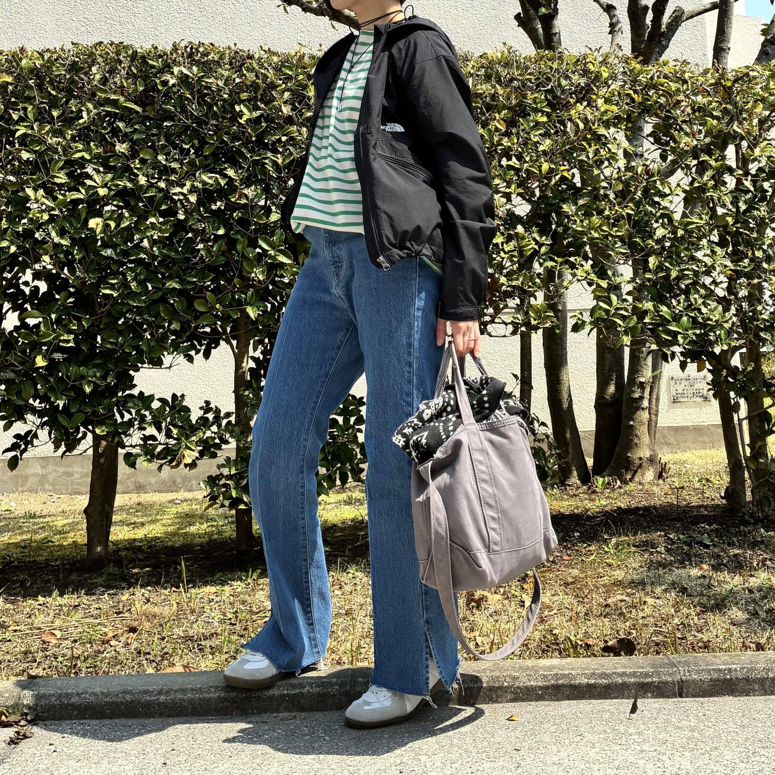 THE NORTH FACE ザ ノース フェイス 【洗える】【撥水】【防風】Short Compact Jacket LEE マルシェ 40代 コーデ