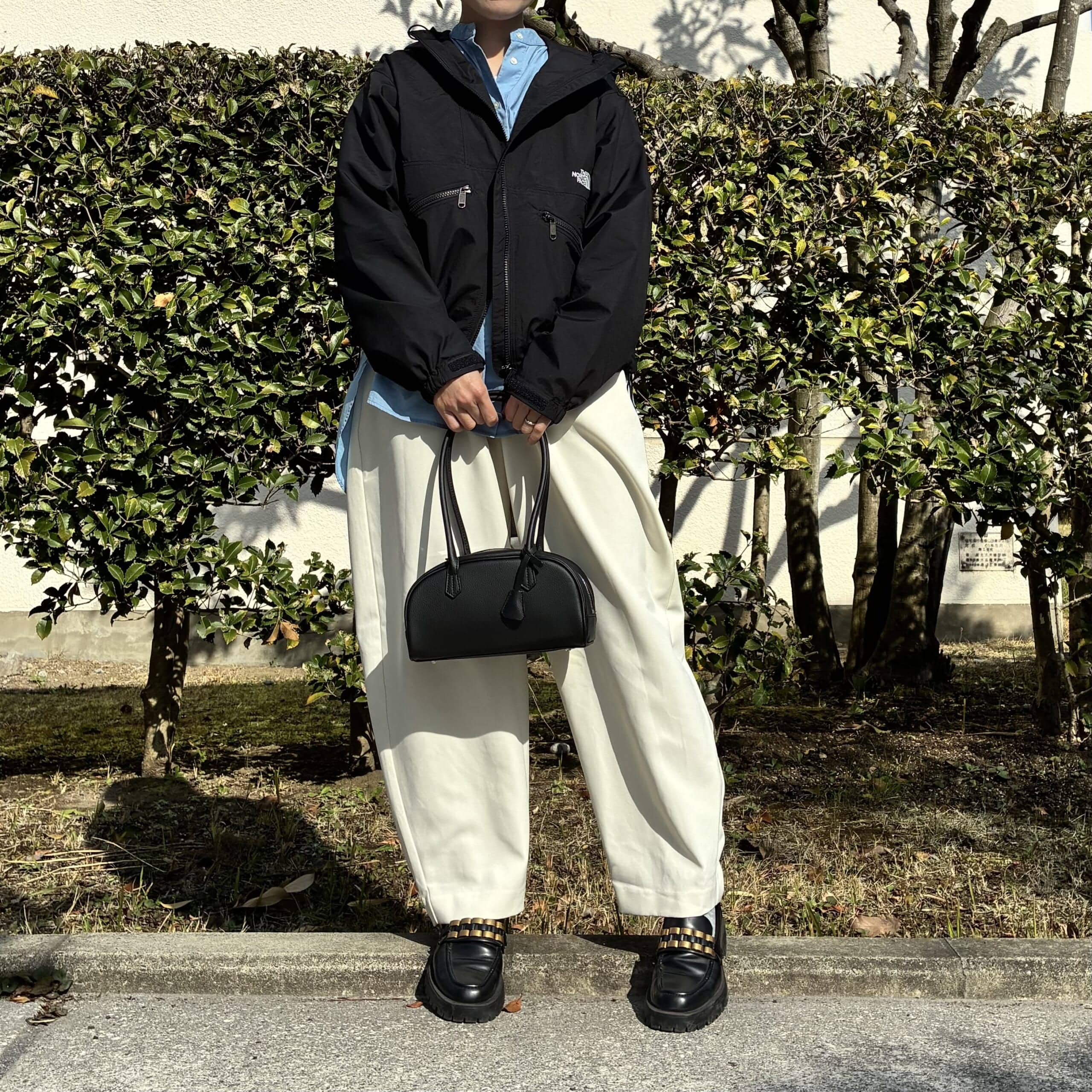 THE NORTH FACE ザ ノース フェイス 【洗える】【撥水】【防風】Short Compact Jacket LEE マルシェ 40代 コーデ