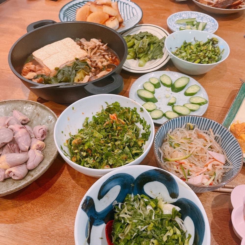 献立　夕食　和食