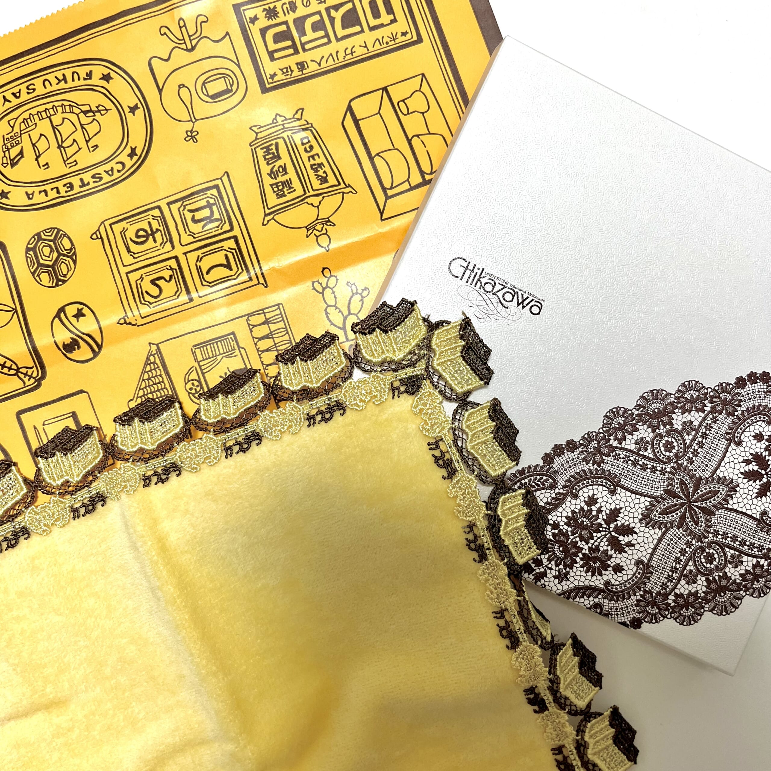 カステラ ハンカチ タオルハンカチ