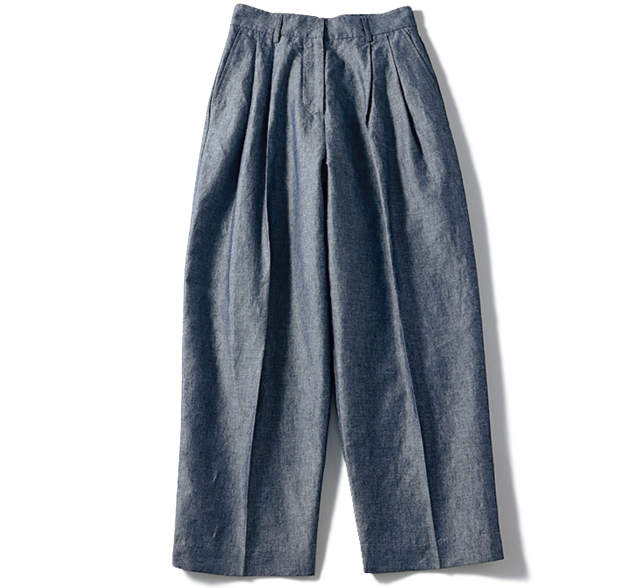 20th Anniv. LEE限定 12closet（トゥエルブクローゼット）【洗える】【石上美津江さんコラボ】シャンブレータックパンツ