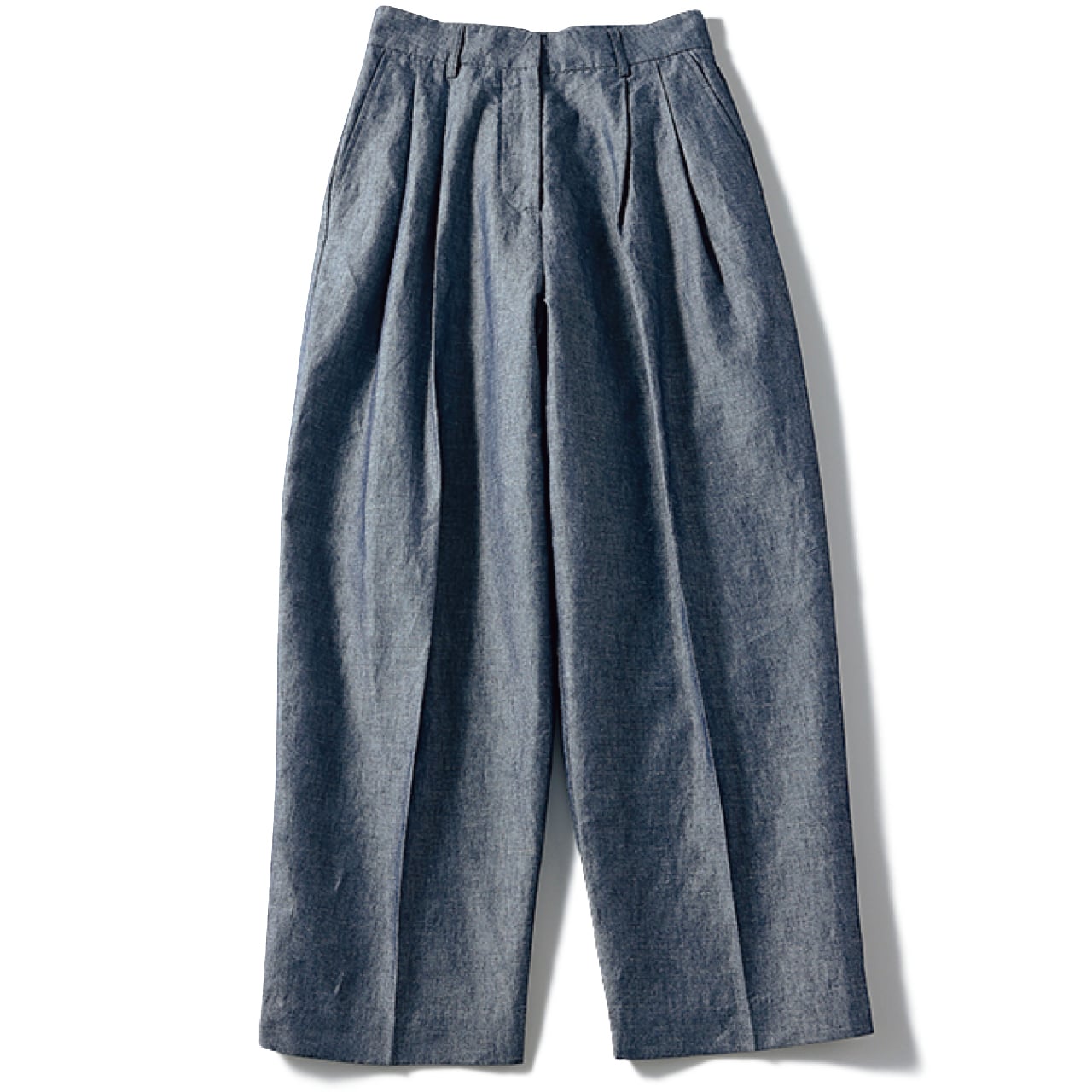 20th Anniv. LEE限定 12closet（トゥエルブクローゼット）【洗える】【石上美津江さんコラボ】シャンブレータックパンツ