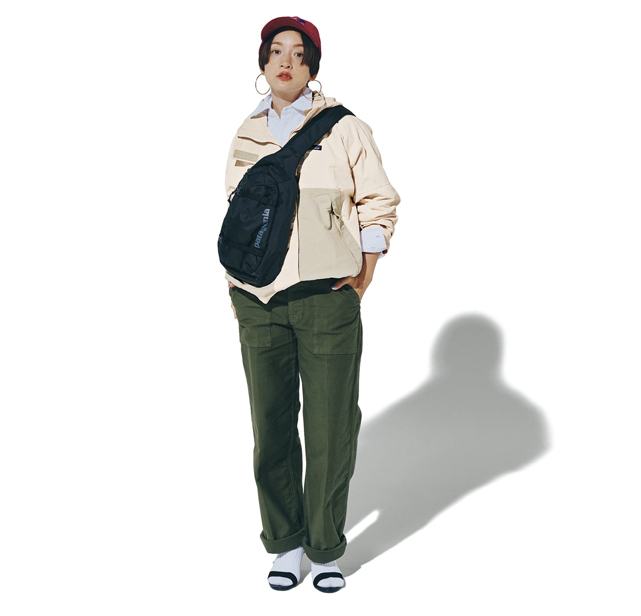 明日なに着る04032026のコーデ　モデル／高山都