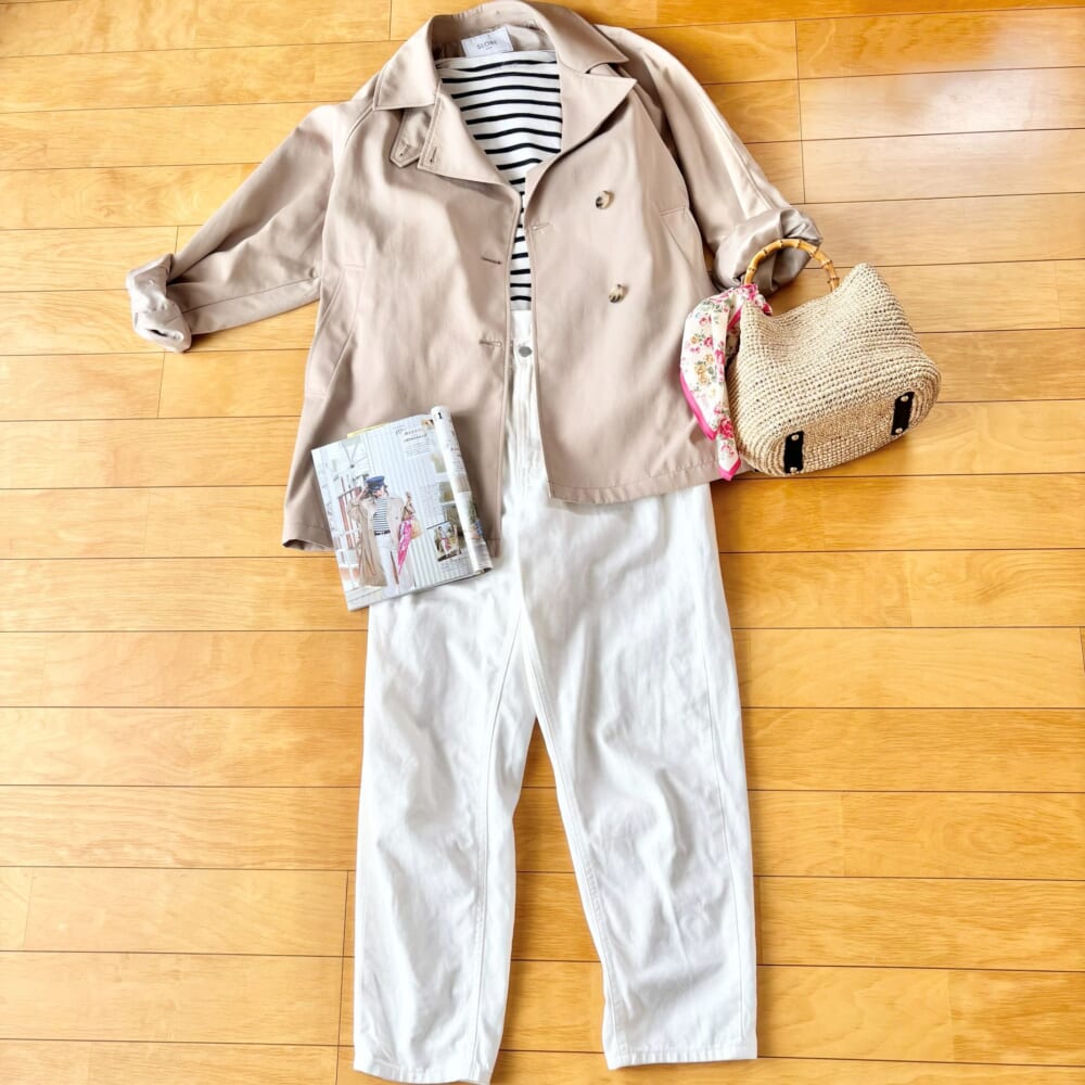 LEE4月号　コーデ