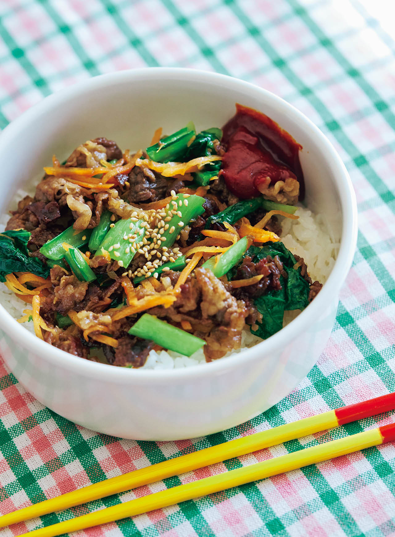 ビビンバ風弁当