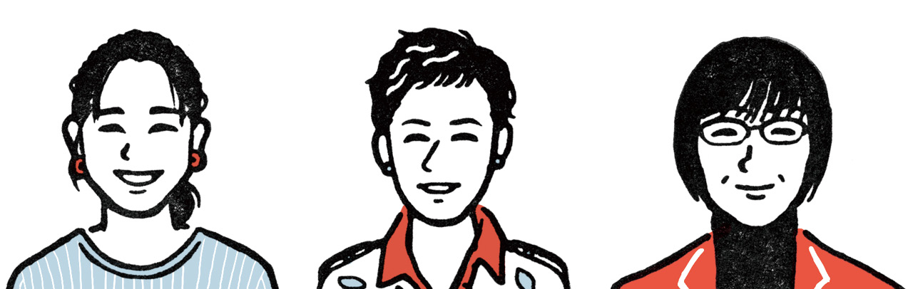 私たちがお答えします (Emiさん、クリス智子さん、森田汐生さん)