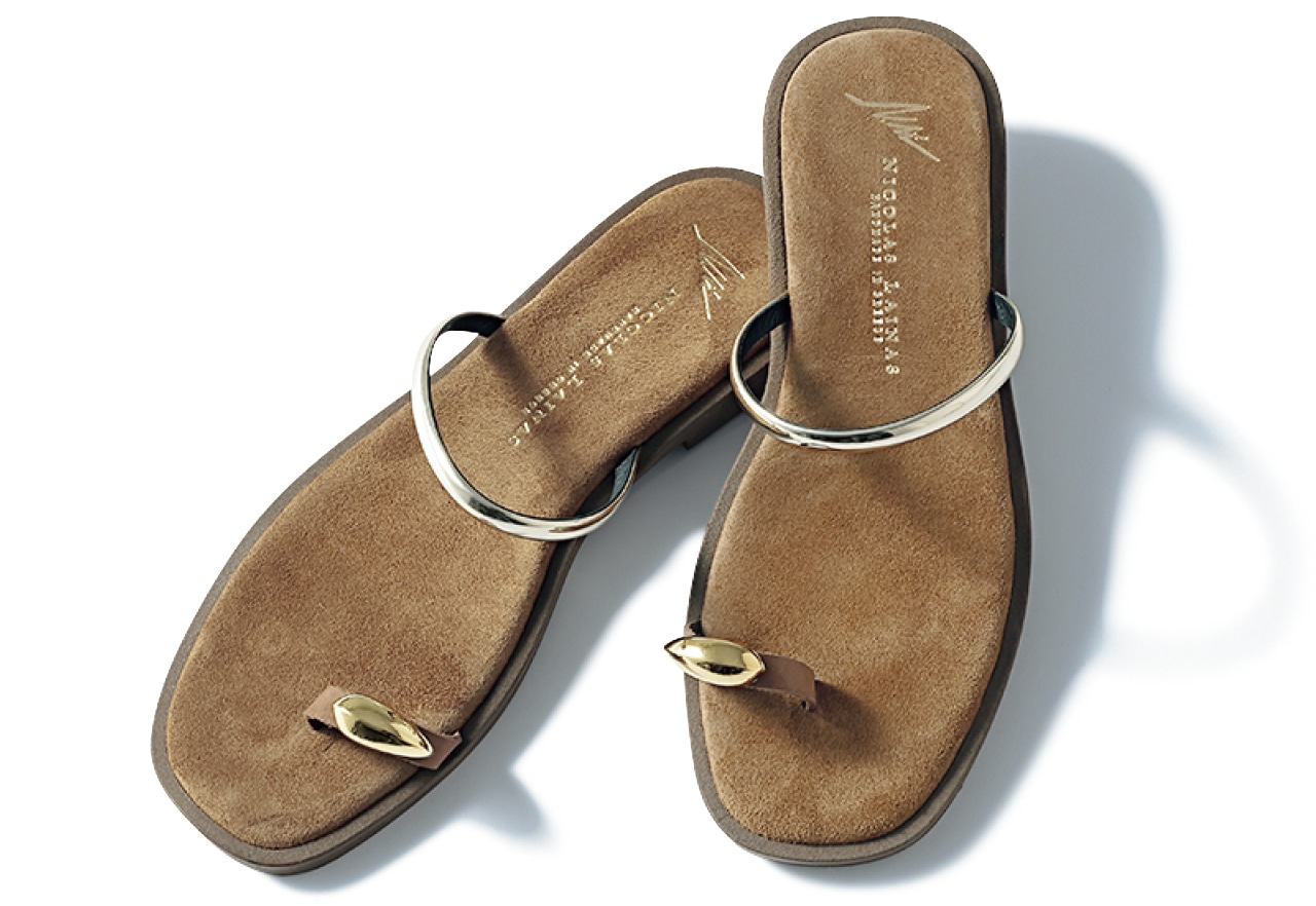 NICOLAS LAINAS（ニコラス ライナス）【石上美津江さんセレクト】フラットサンダル