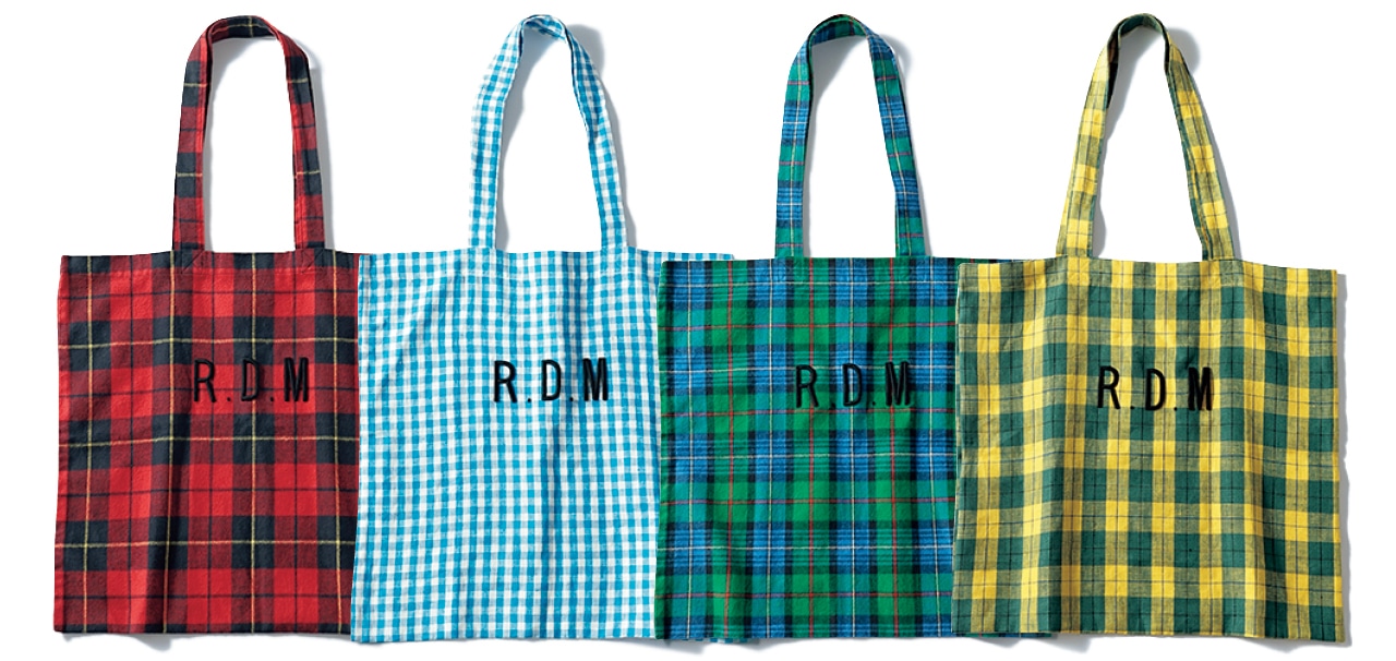 20th Anniv. LEE限定 R&D.M.Co-（アールアンドディーエムコー）【洗える】【石上美津江さん別注】R.D.M EMBROIDERY TOTE BAG