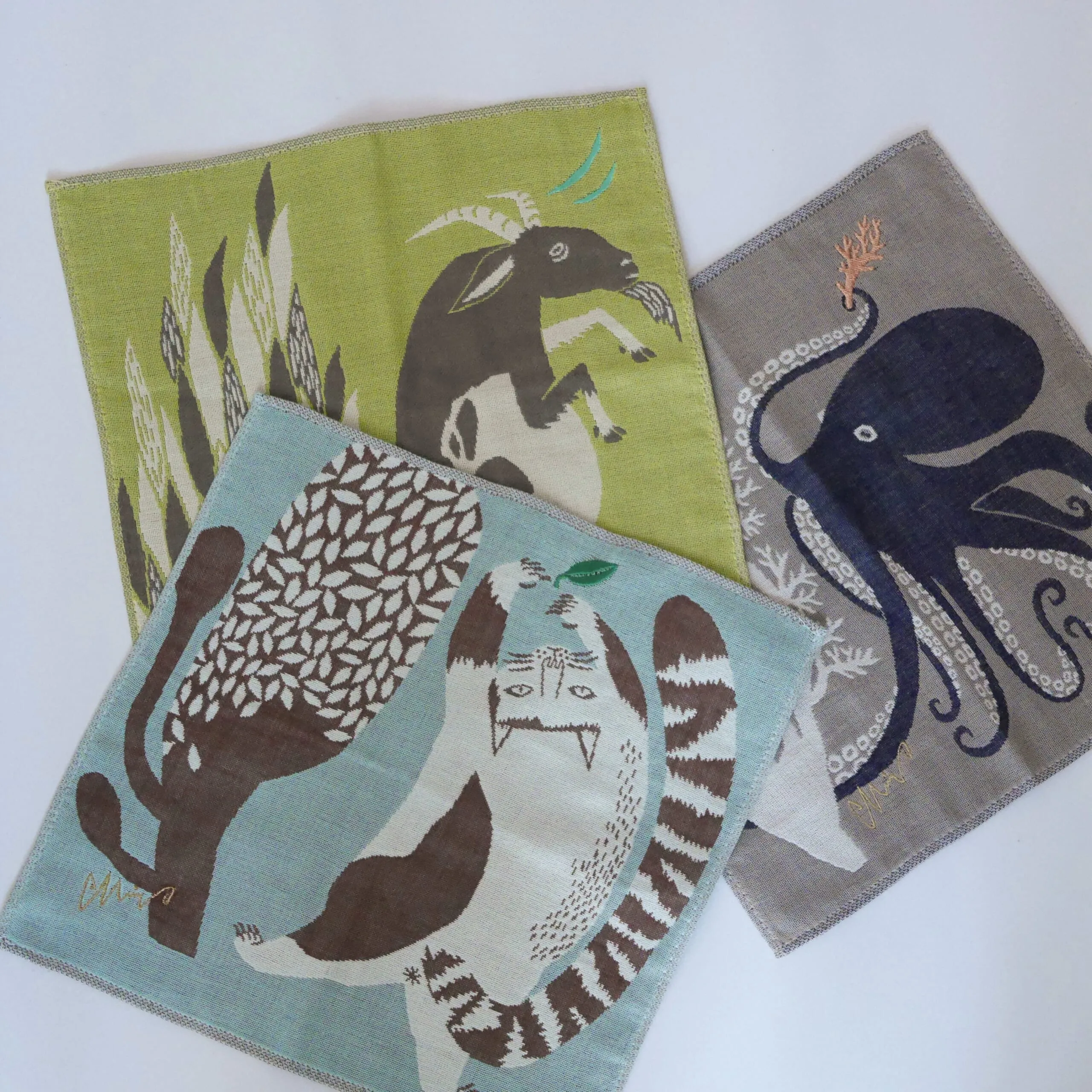 森田MiW「ガーゼハンカチ」3枚集合2