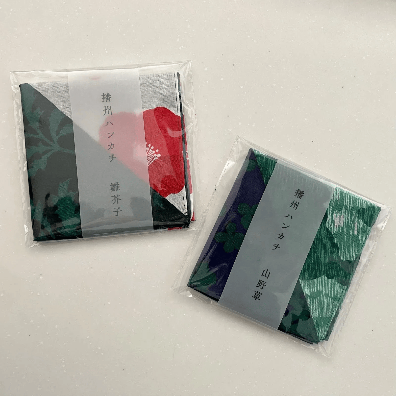 スタンダードプロダクツ「播州ハンカチ」2種集合 パッケージ