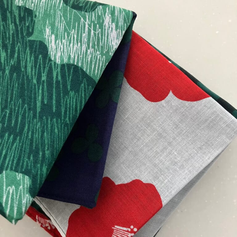 スタンダードプロダクツ「播州ハンカチ」2種集合 中身