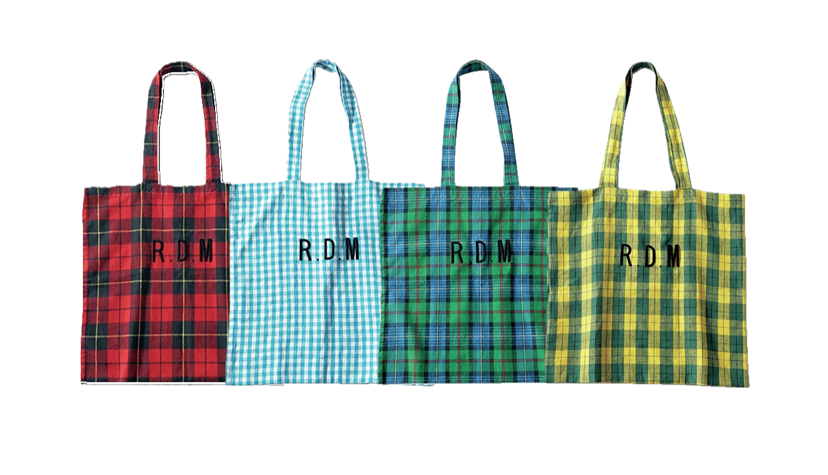 【石上美津江さん別注】【洗える】R.D.M EMBROIDERY TOTE BAG