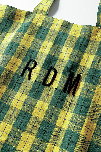 【石上美津江さん別注】【洗える】R.D.M EMBROIDERY TOTE BAG