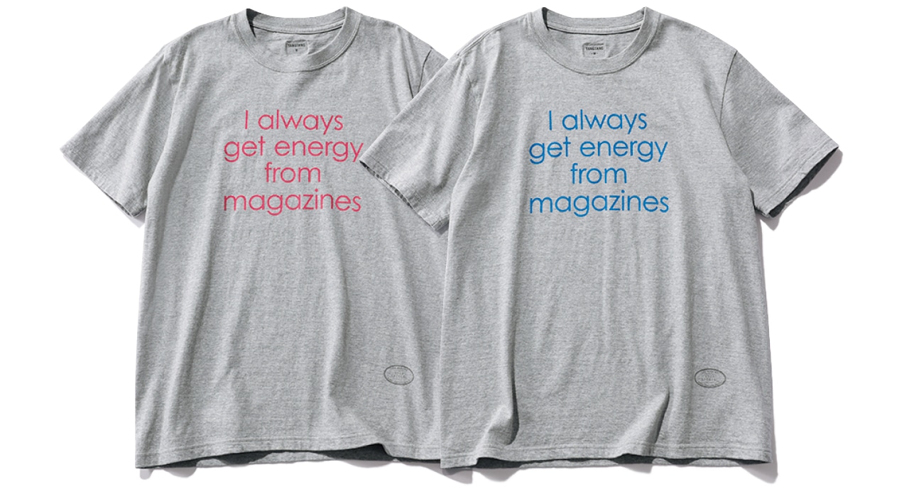 20th Anniv. LEE限定 TANGTANG(タンタン)【洗える】【LEEマルシェ20th別注】A MESSAGE「MAGAZINES」