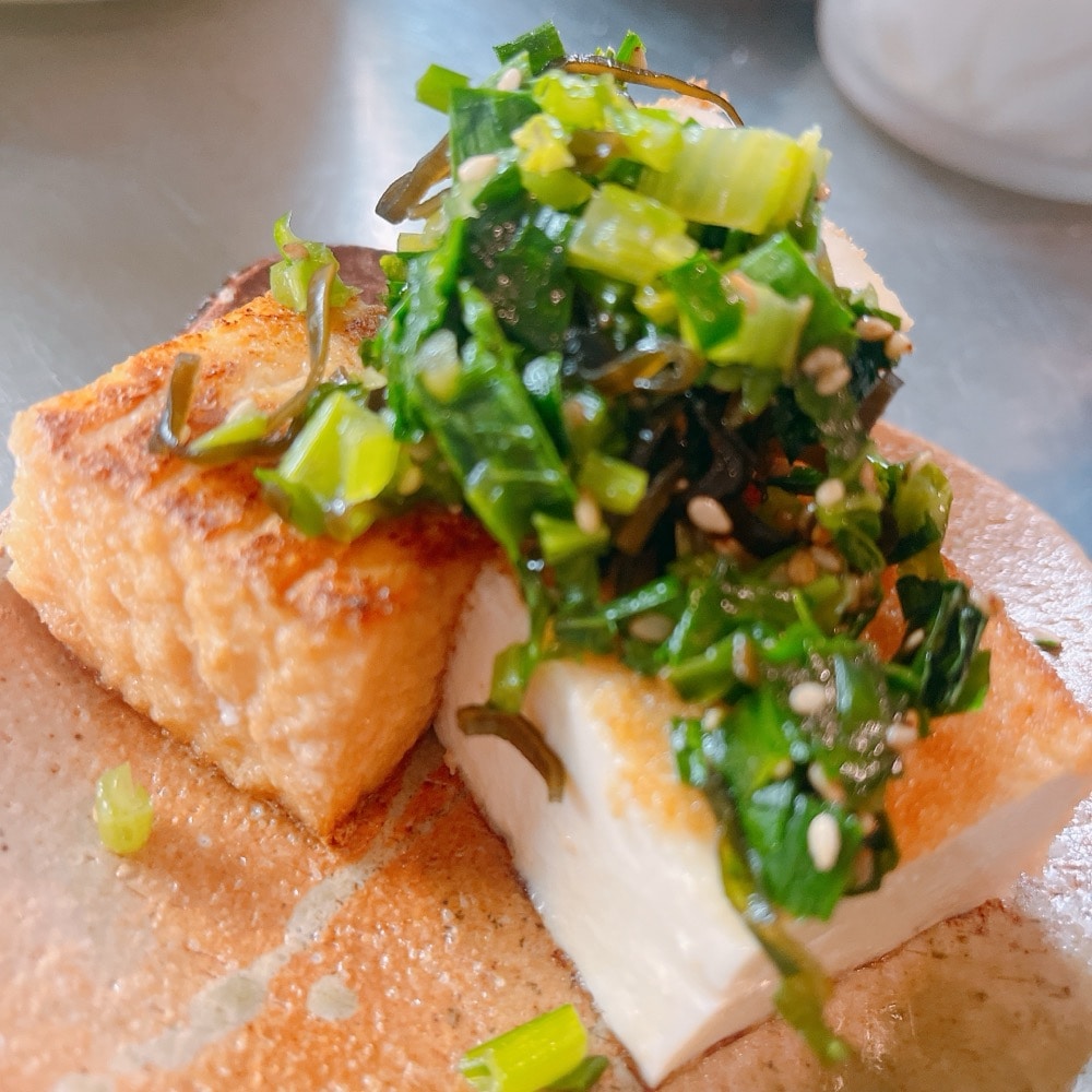 厚揚げ　ふりかけ　かぶ