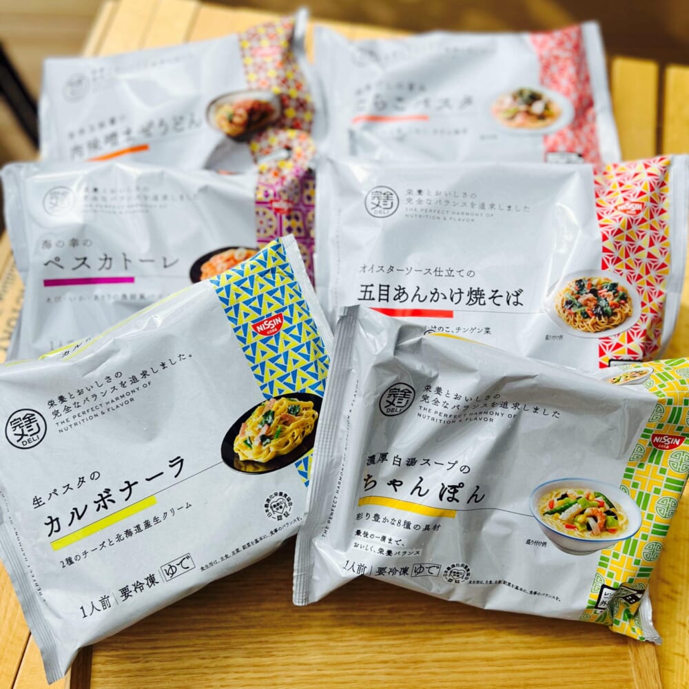 日清 完全メシDELI 栄養バランス おにぎり パスタ 麺