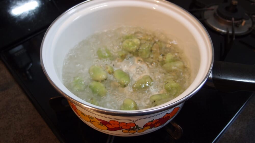 手仕事　豆板醤　そら豆　麹3