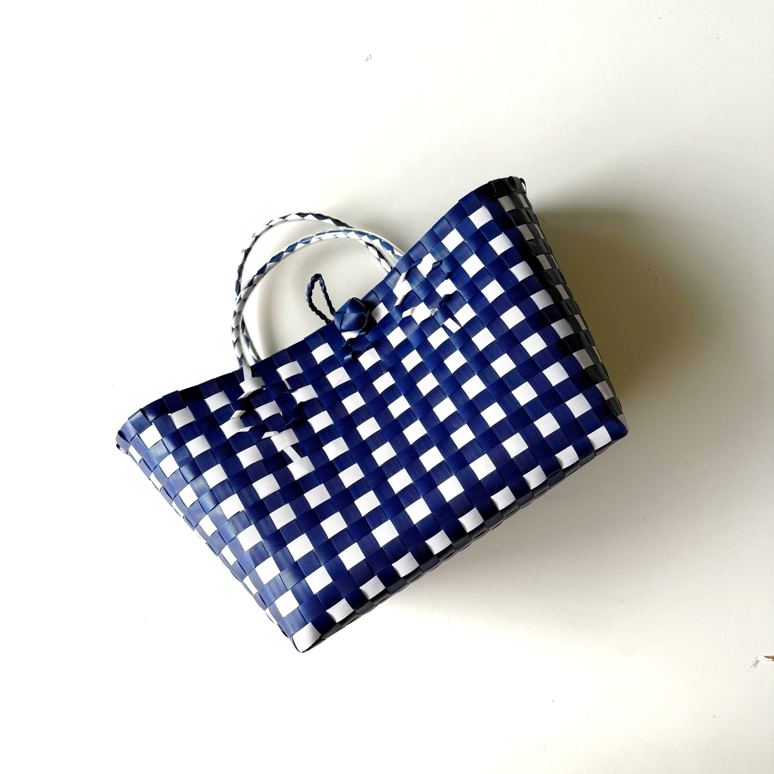 「日々、台湾」さん　台湾製 PPバンドのカゴバッグ