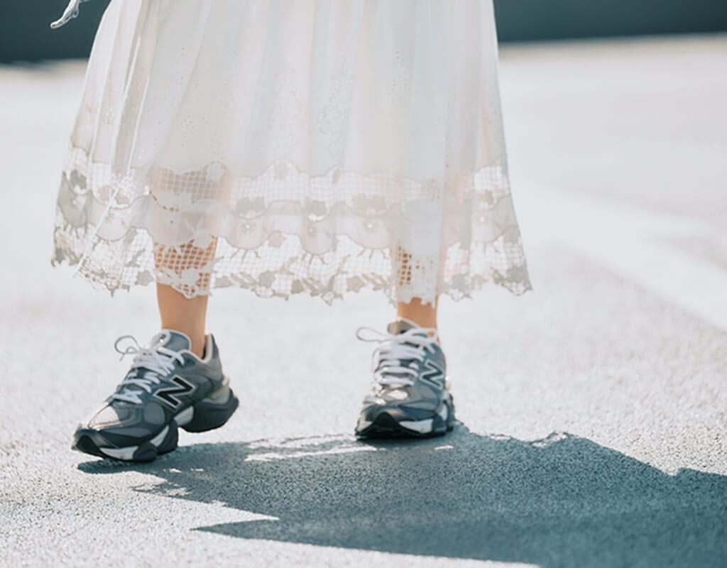 高垣麗子さん足元