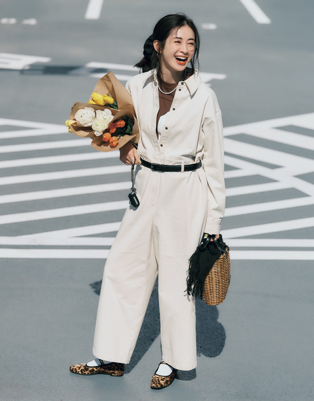 【AMERICAN HOLIC（アメリカンホリック）】ジャンプスーツ
コーデ 高垣麗子さん