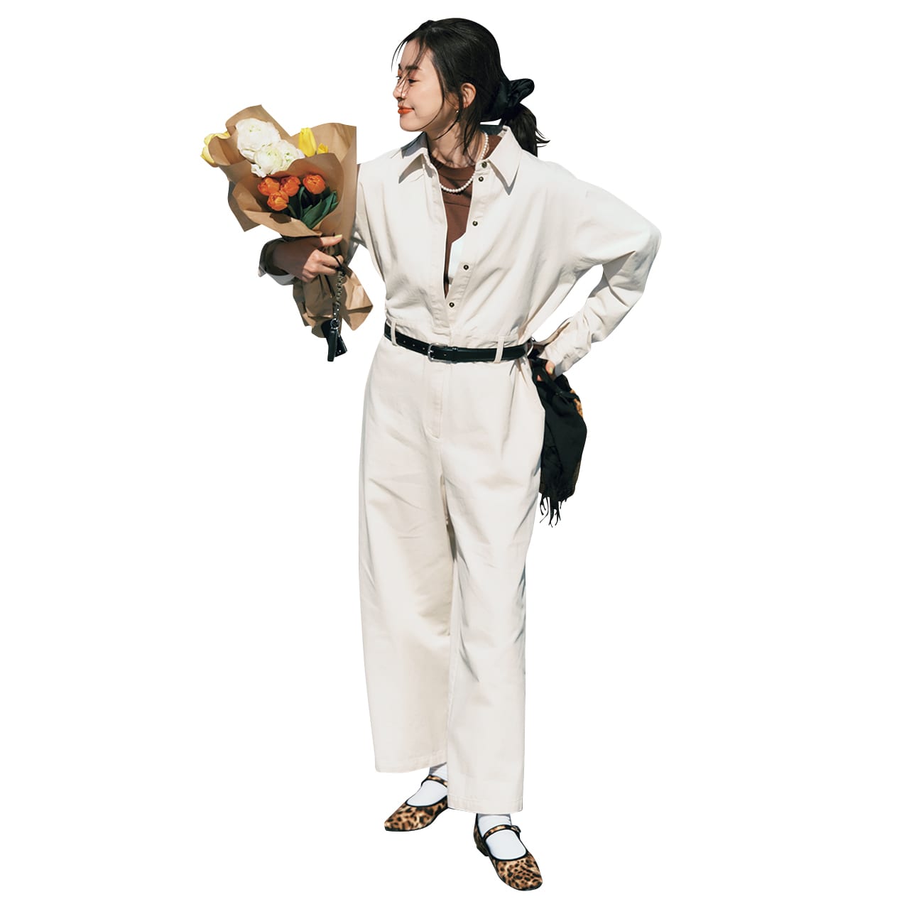 ジャンプスーツコーデ 高垣麗子さん