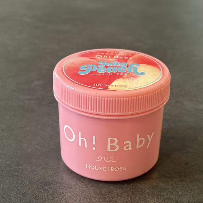 ハウス オブ ローゼのOh! Baby(オーベイビー) ボディ スムーザー 春限定「ジューシーピーチの香り」