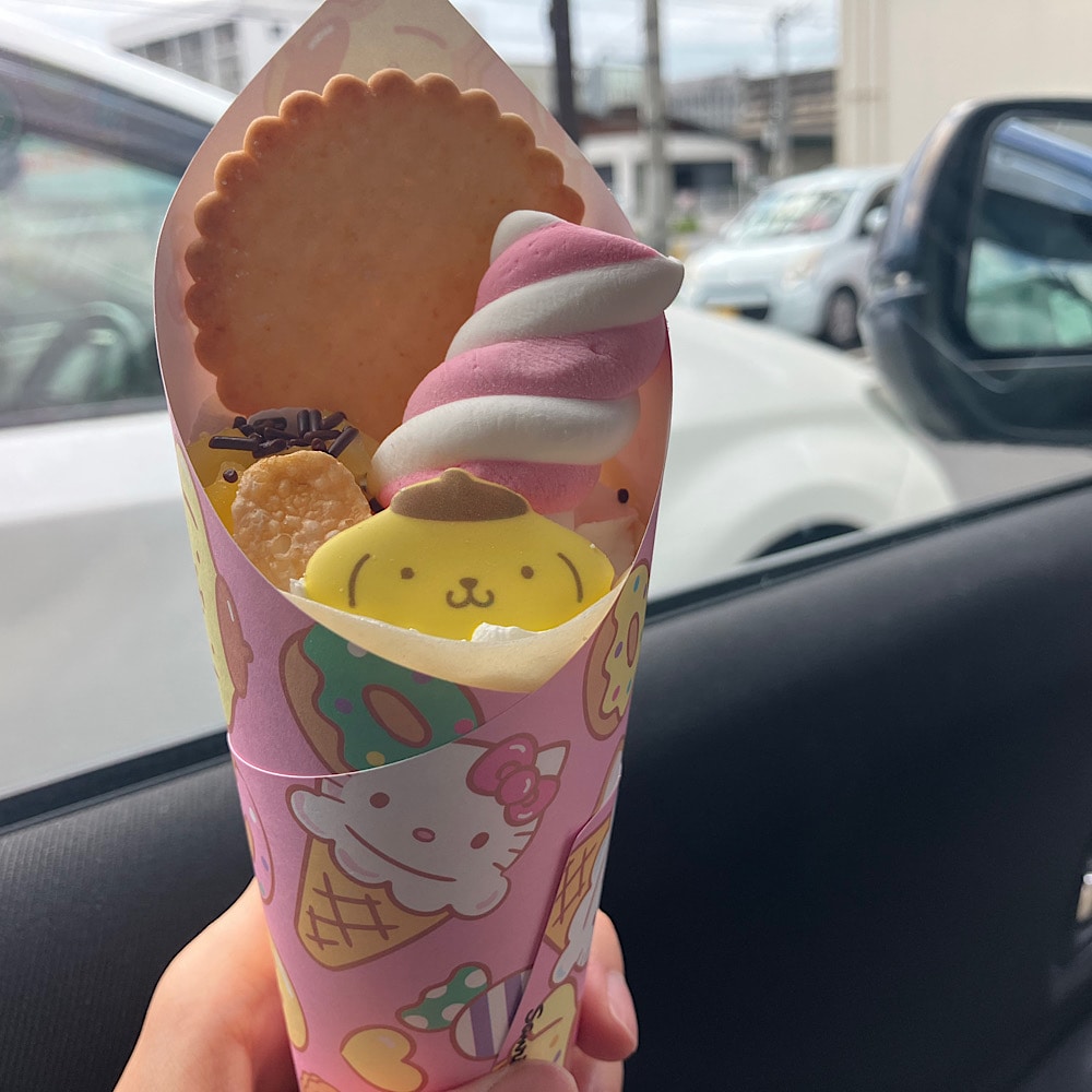 サンリオ　クレープ　ポムポムプリン