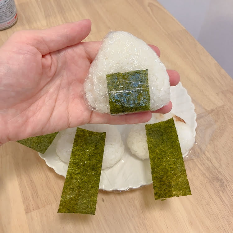 のりを巻く