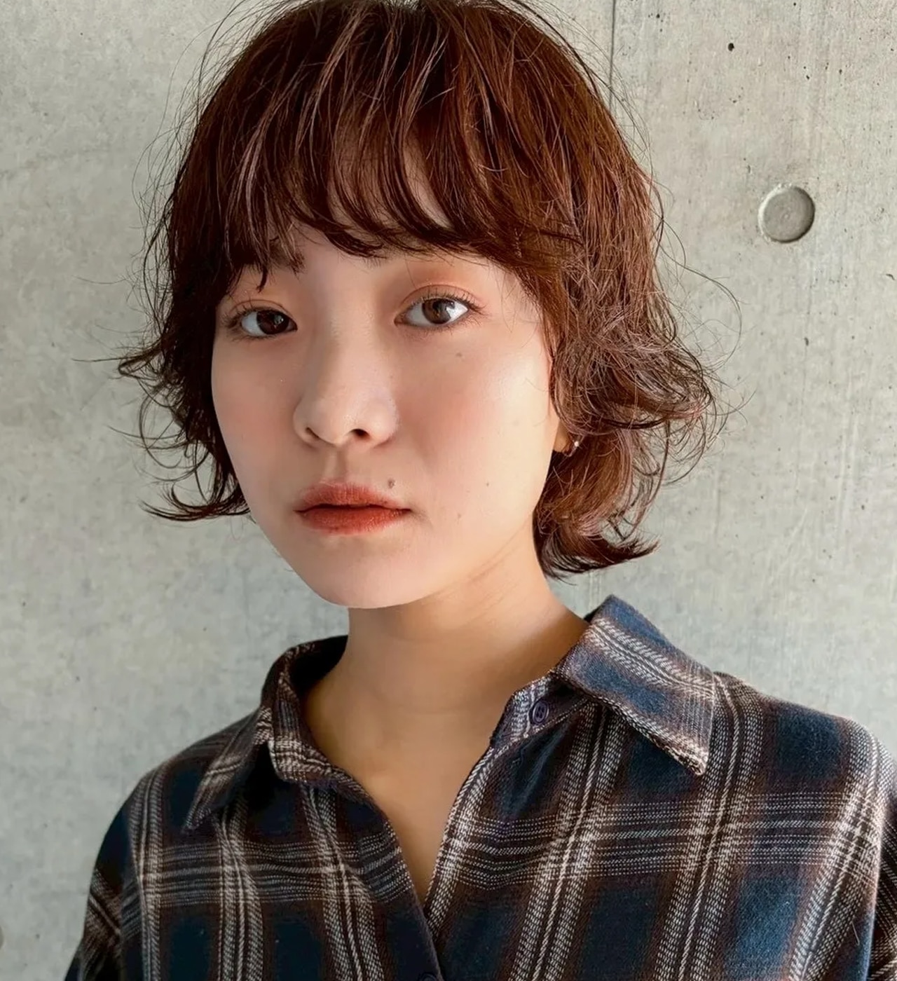 「ニュアンスパーマ」が決め手！時短でスタイリングできるレイヤーボブ　メインカット