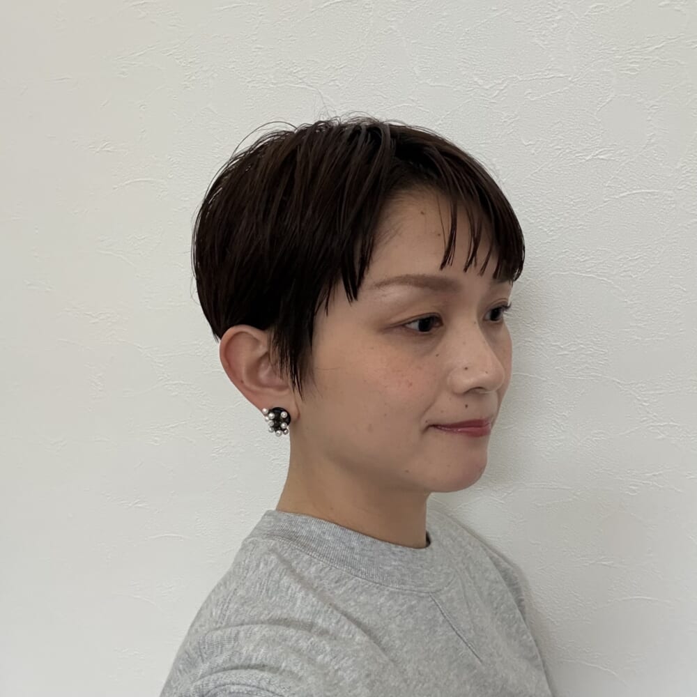 ショート ベリーショート 前髪ありショート