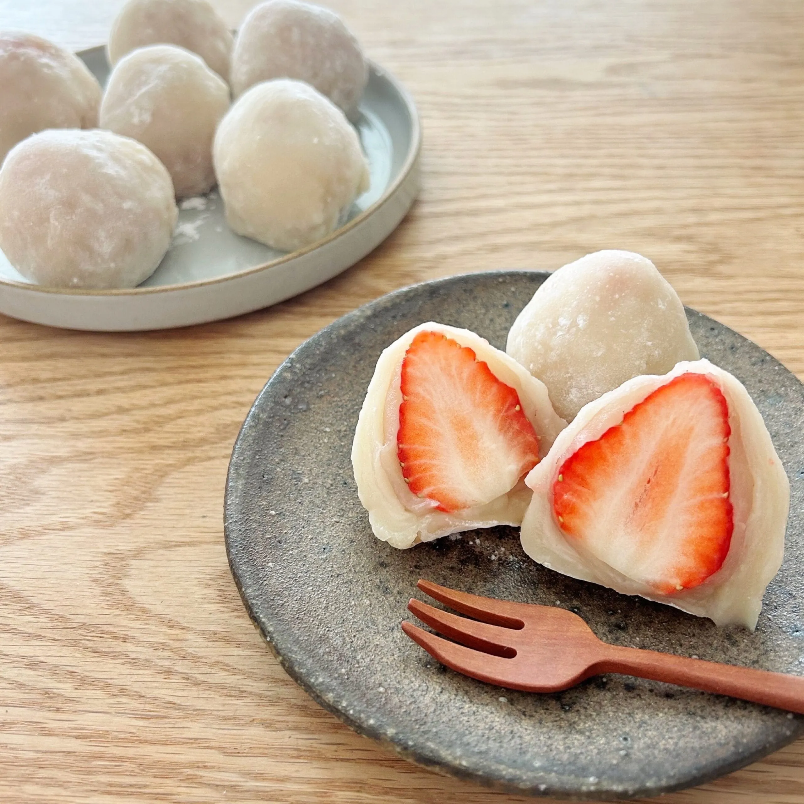 近藤幸子さん「萌え断フルーツ大福」完成