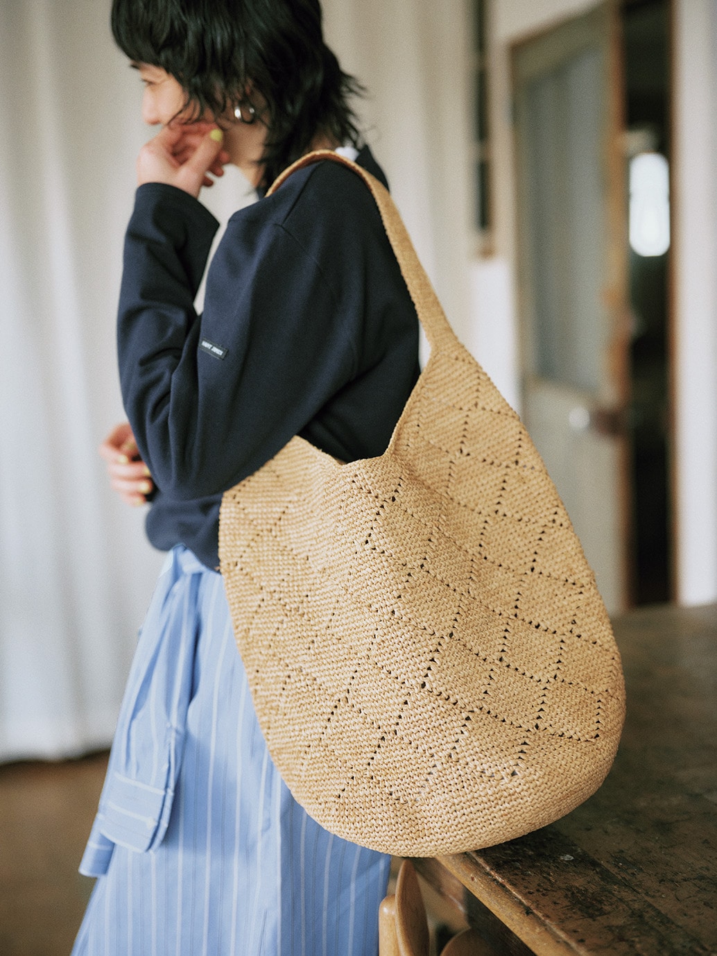 【石上美津江さん別注】ワンショルダーバッグ